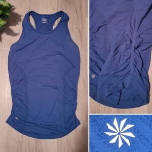 Athleta Speedlight Seamless Royal Blue Racerback Tank Top, Women's Small (S)